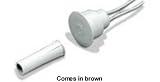 ADEMCO 944SP-BR 3/4'' RECESSED MAGNETIC CONTACT W/ SCREW TERMINALS AND 5 ft. LEADS (BROWN) (100-PACK)