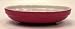 Ceramic Wide Rim Cat Dish 6.25" Pink