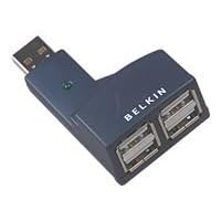 Belkin USB 4-Port Micro Hub - Hub - 4 ports - USB