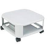 Mead-Hatcher Mobile 2-Shelf Steel Printer Stand