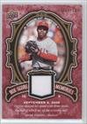 2009 UD A Piece of History Box Score Memories Jersey Red #BSMCF - Chone Figgins/180