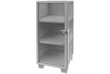 Heavy Duty Narrow Clearview Storage Cabinet - 24x24x66
