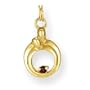 14k Hearts of Promise Created Garnet Birthstone Charm - JewelryWeb