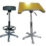Savage Complete People Posing Kit, with Posing Table, Pneumatic Stool, Foot Rest & Table Reflectors