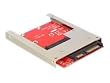 DeLOCK 61892, SATA, mSATA, Rojo, Al�mbrico, Full size, SATA 22-pin port