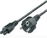 Produkt-Bild: equip e'quip Netzanschlusskabel Euro f&uuml;r Notebooks Netzkabel Euro / Stecker - CB-3 / Buchse 1.8 m schwarz