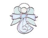 Gallery Art Glass Mini Angel/White Suncatchers (Pack of 3 only)