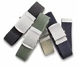 CANVAS ADJUSTABLE WEB BELTS- 12 COLORS AVAILABLE!