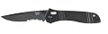Benchmade 710 Black Blade Partial Serrated