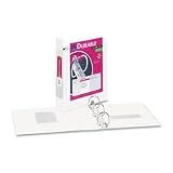 Durable View Binder, 1/2 Cap, 11x8-1/2, White