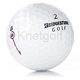 36 MINT BRIDGESTONE E6 USED GOLF BALLS + FREE TEES