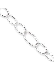 Sterling Silver Fancy Link Bracelet QH1179-7.5"