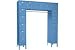 Penco Locker 16 Person 72x18x72 16 Doors Assembled Marine Blue