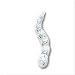 14k White Gold Diamond Journey Pendant