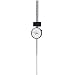 Starrett 656-6041J Dial Indicator, .001-Inch Graduation, 6.000-Inch Measuring Range, 0-100 Dial Reading, AGD Group 4, Jeweled Bearings, Lug-On-Center Back
