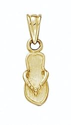 14K Sm Flip-Flop Pendant - GH14903