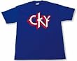 CKY - Blue Classic Logo - Blue T-shirt