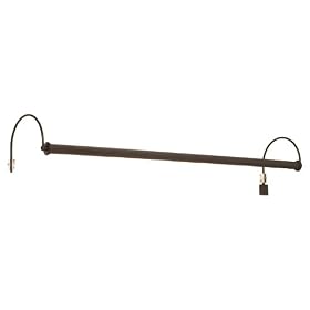 Traditional Oil Rubbed Bronze 48 Wide Plug-in Picture Light