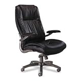 Executive High Back Leather Swivel/Tilt Chair- Black