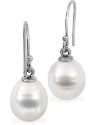 13.00 MM Fine Circle 18K Yellow Gold South Sea Cultured Pearl Earring
