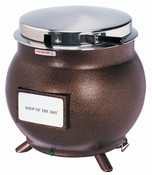 Server Ks 85740 Copper Kettle Shaped Soup Warmer 11-Qt