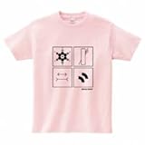 だまし絵 基本編 Tシャツ ライトピンク M