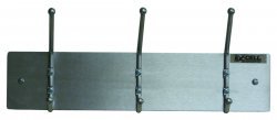 Click To Wall Rack with Chrome Powder Double Hooks Details... Wall Rack with Chrome Powder Double Hooks