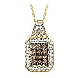 10kt. Yellow Gold, 1/2 ct. tw. Cocoa DiamondTM Fashion Pendant