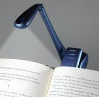 Produkt-Bild: Clip-On Booklight - Blau - Leselampe: Ultrahelle LED Leselampe mit Clip