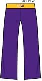 Louisiana State (LSU) Tigers Ladies' Crop Yoga Pants (Large)