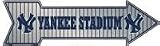 New York Yankees Metal Arrow Sign