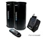 Cables To Go Audio Unlimited Premium 900MHz Wireless Indoor/Outdoor 2 Speaker System with Remote and Dual Power Transmitter, Black (SPK-VELO-003)