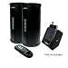 Cables To Go  SPK-VELO-003 Audio Unlimited 900Hz Wireless Indoor/Outdoor Speakers w/ Remote and Dual Power Transmitter, Black (2)