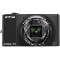Nikon Coolpix S8000 14.2 MP Digital Camera with 10x Optical Vibration Reduction (VR) Zoom and 3.0-Inch LCD (Black)