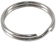 15 Split Rings Sterling Silver Charm Parts 6mm