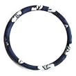 - 	 Hawaii Hibiscus Floral Print Steering Wheel Cover - Blue