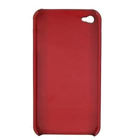 Frosted Back Case Cover Skin for iPhone 4G (Red)