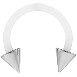 Steel Cone Bioplast Horseshoe Circular Barbell