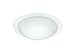 Besa Lighting 977200C 60W A19 120V Ring 13 Ceiling Flush Mount Light Fixture with White/Clear Glass