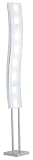 Eglo  88209A News, Nickel/Frosted Opal, 8-Light Floor Light Fixture