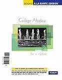 College Algebra, Books a la Carte Edition (2nd Edition)
