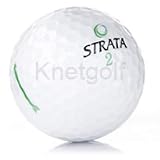 60 MINT STRATA TOUR STRAIGHT USED GOLF BALLS + FREE TEES by