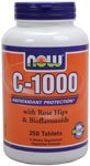 C-1000 by NOW Foods - Vitamins (1000 mg - 250 Tablets)