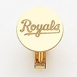14K Kansas City Royals Disc Name Cuff Links