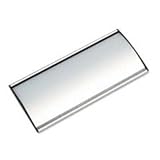 Advantus People Pointer Wall/Door Sign Holder, Plastic Cover/Aluminum Base, 8.75 x 4 Inches (75390)