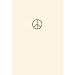 Graphique de France Peace Sign Boxed Notes, 4.25 x 5.5 Inches, Cream and Black (L818CB)