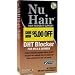 Nu Hair DHT Blocker Hair Regrowth Support Formula Tablets, 42-Count Bottle