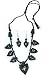 Handmade Jewellery Necklace and Earing In Terracota Handcrafted Unique Gift For Her