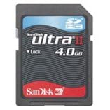 SanDisk SecureDigital Ultra II Card SDHC 4 GB