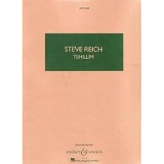 Tehilim: Singstimme und Orchester. (Hawkes Pocket Scores)